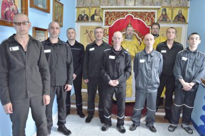 В исправительной колонии №5 совершена Божественная литургия