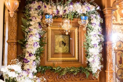 В канун престольного праздника митрополит Серафим совершил всенощное бдение в Казанском храме Казанско-Богородицкого мужского монастыря