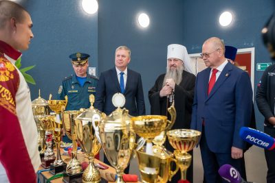 Митрополит Серафим посетил Пензенский казачий институт технологий 1 сентября