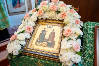В день престольного праздника митрополит Серафим совершил литургию в храме во имя Петра и Февронии Муромских в Пензе