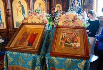 В день памяти праведных Богоотец Иоакима и Анны митрополит Серафим совершил литургию во Владимирском храме Пензы