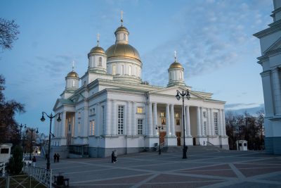 В канун Недели 22-й по Пятидесятнице митрополит Серафим совершил всенощное бдение в Спасском кафедральном соборе