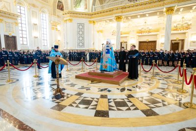 В Спасском кафедральном соборе состоялась церемония верстания казаков