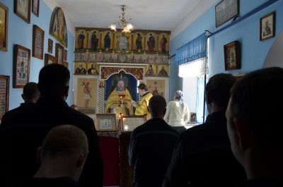 В исправительной колонии №5 совершена Божественная литургия
